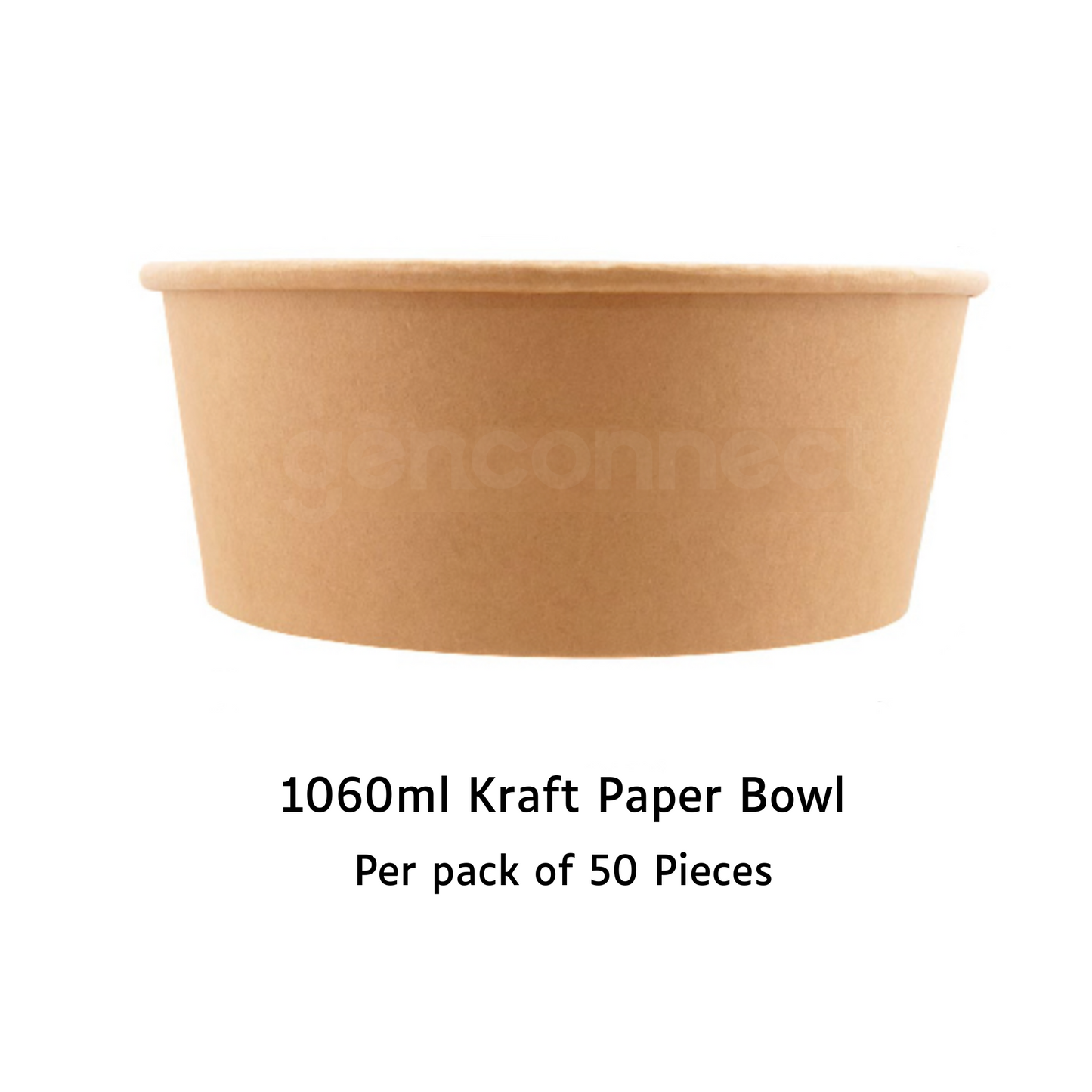 Kraft Paper Bowl 1060ml (50pcs)