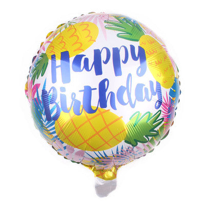 Pineapple Party Round Balloon