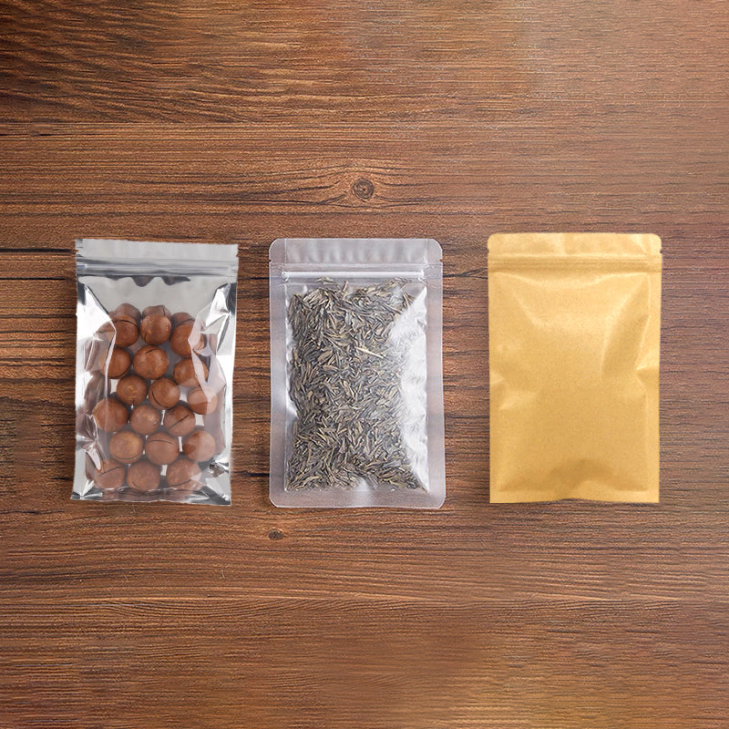 10 x 15cm Frosted Clear Food Pouch
