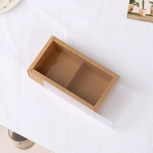2-Slot Brown Mooncake Kraft Cavity Box (10pcs)