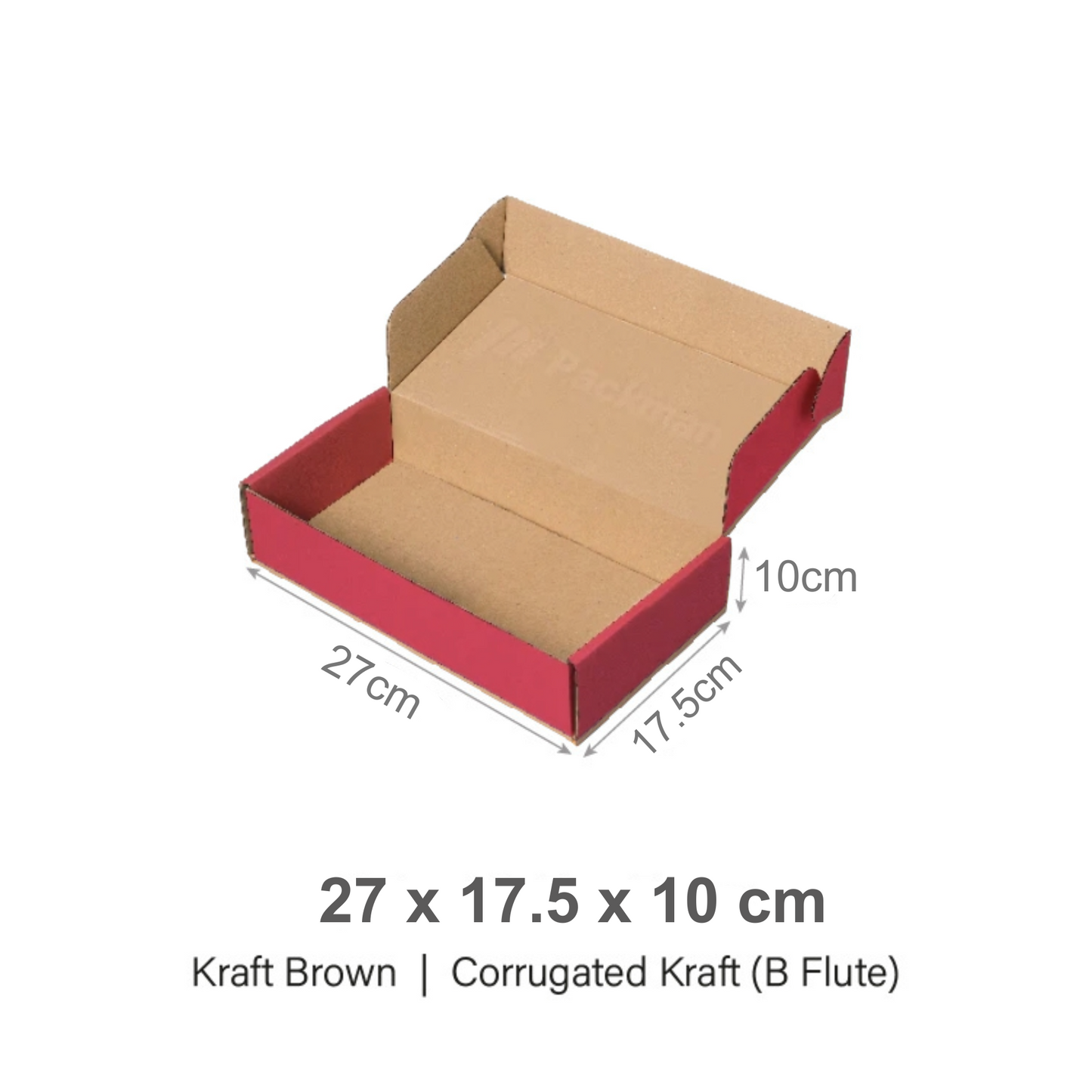 27 x 17.5 x 10cm Red Mailing Box