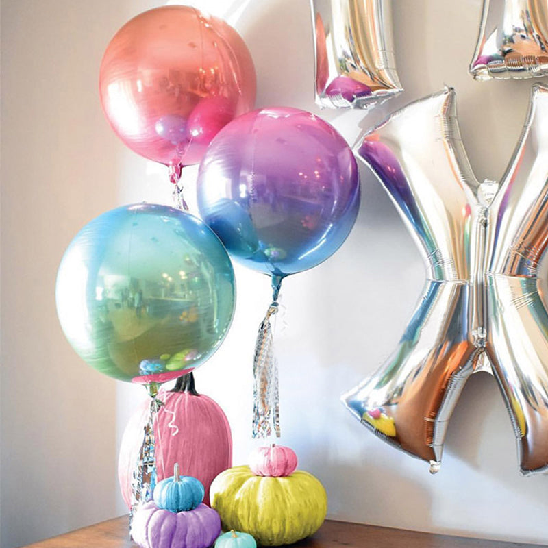 Blue Round Balloon
