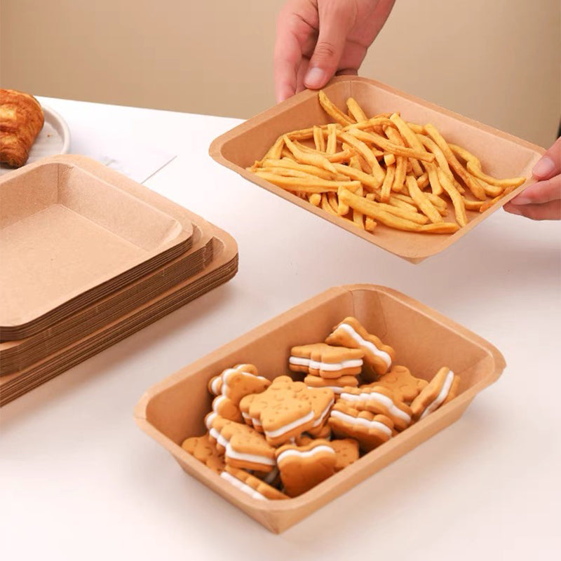 Kraft Tray Plate #4 (150pcs)