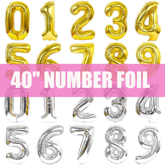 Gold Foil 1 Number