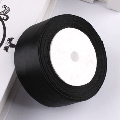 Black Satin Ribbon
