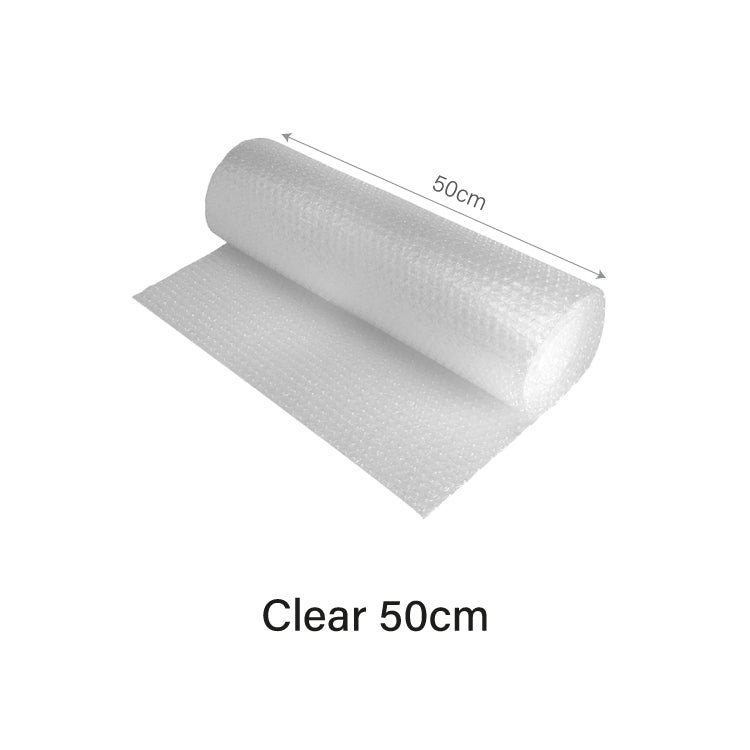 50cm x 1/5/10/20/30m Clear Bubble Wrap