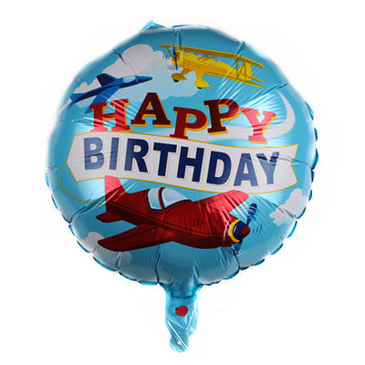 Air Planes Round Balloon