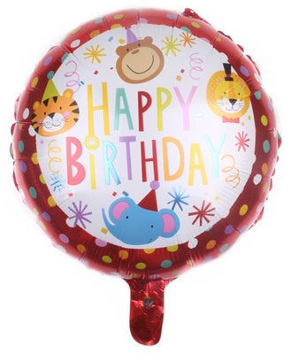 Party Animals Round Balloon
