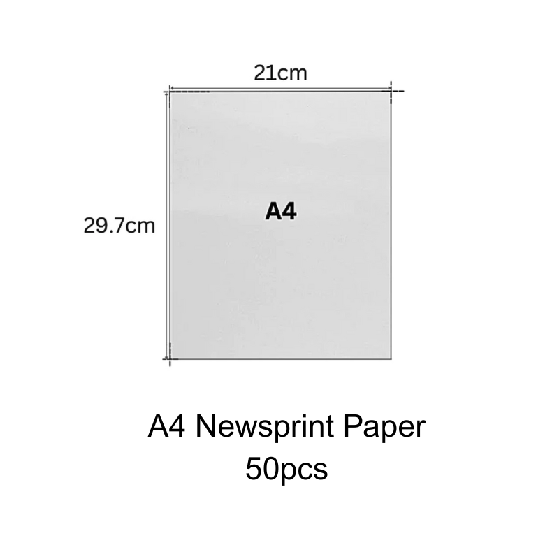 A4 Newsprint Paper (50/100pcs)