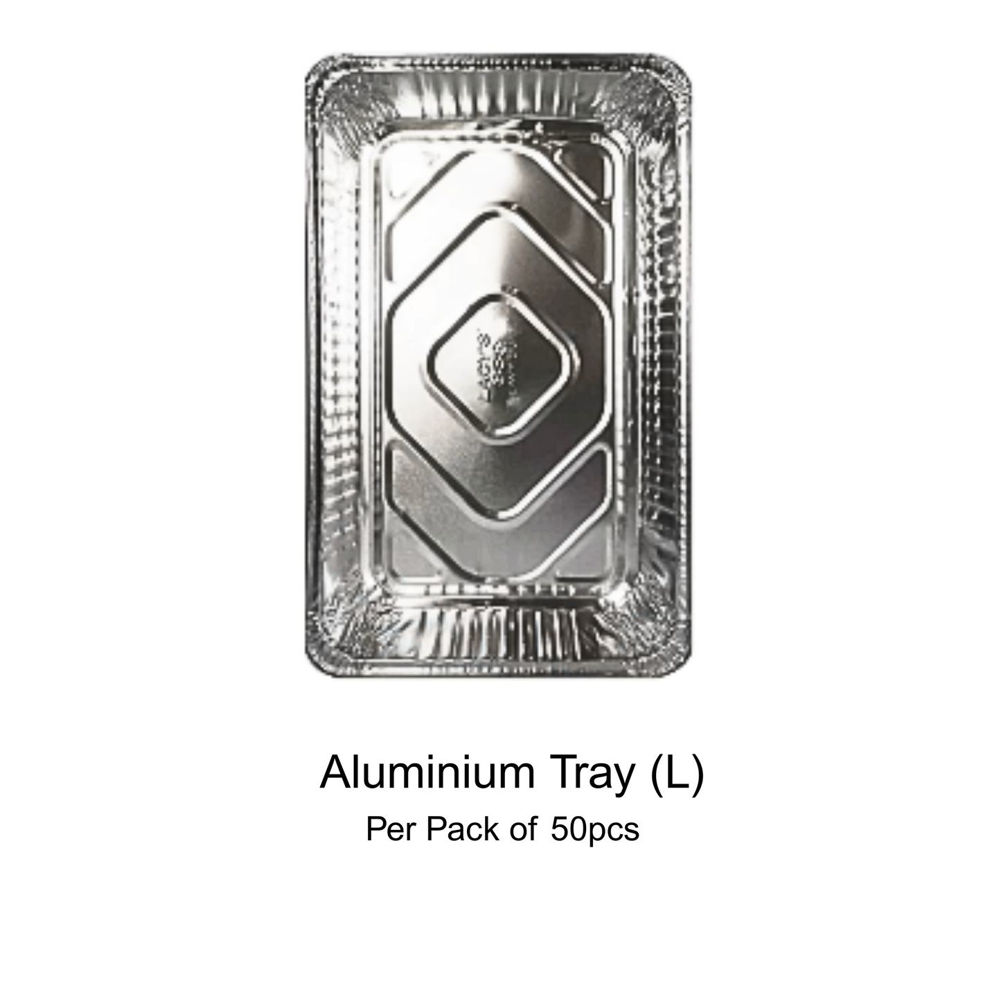 Lacy's Aluminium Tray + Lid (50pcs)