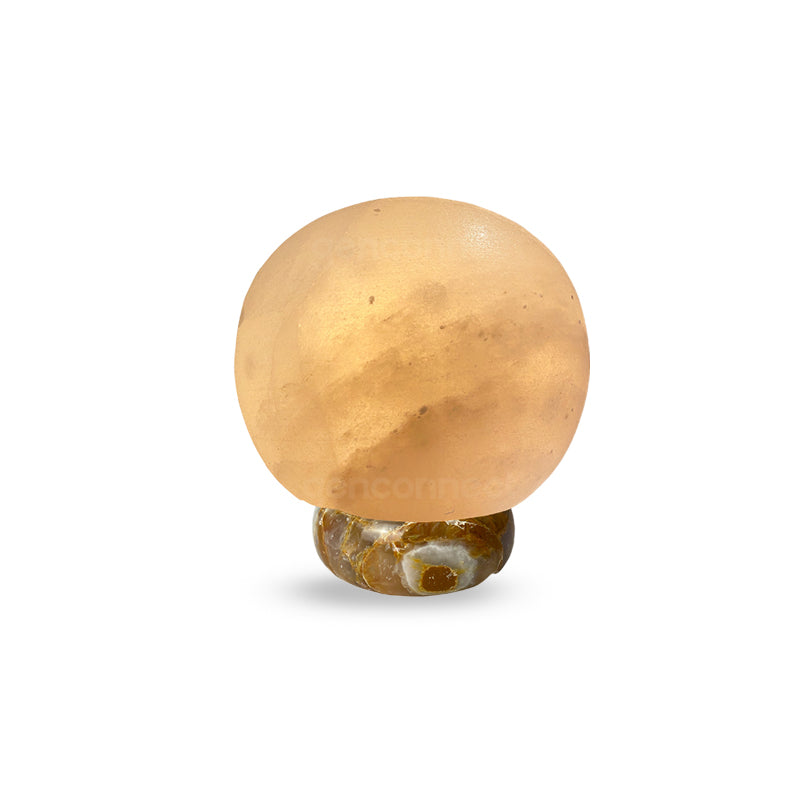 Sphere Himalayan Salt Lamp (White)