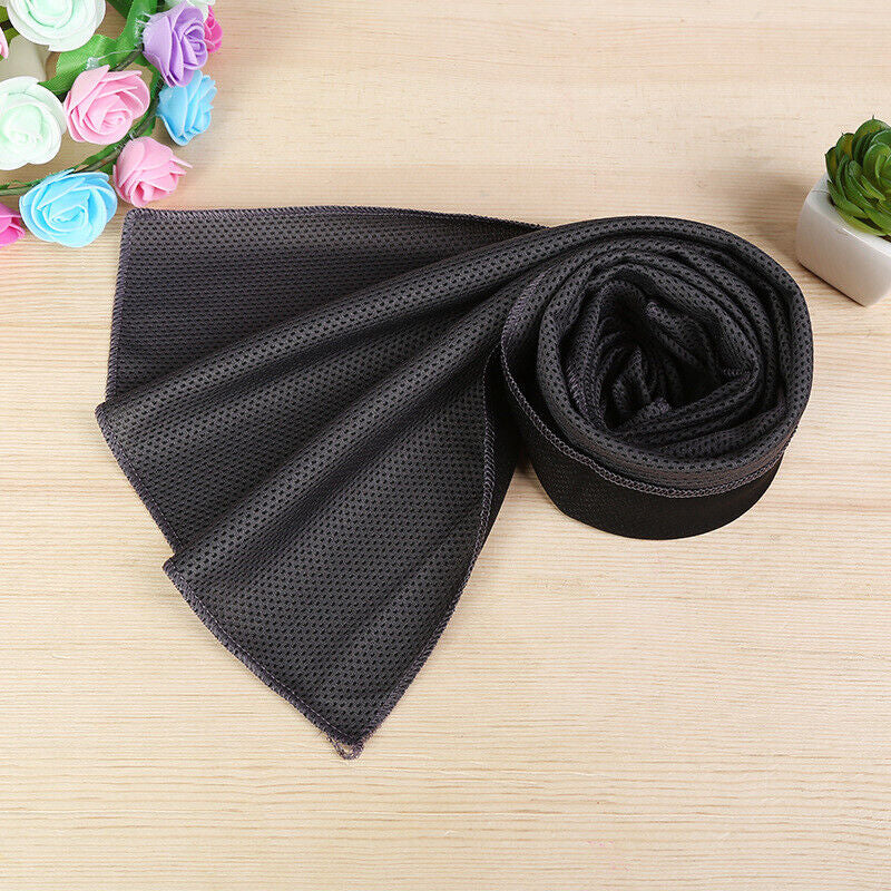 Black Cooling Towel