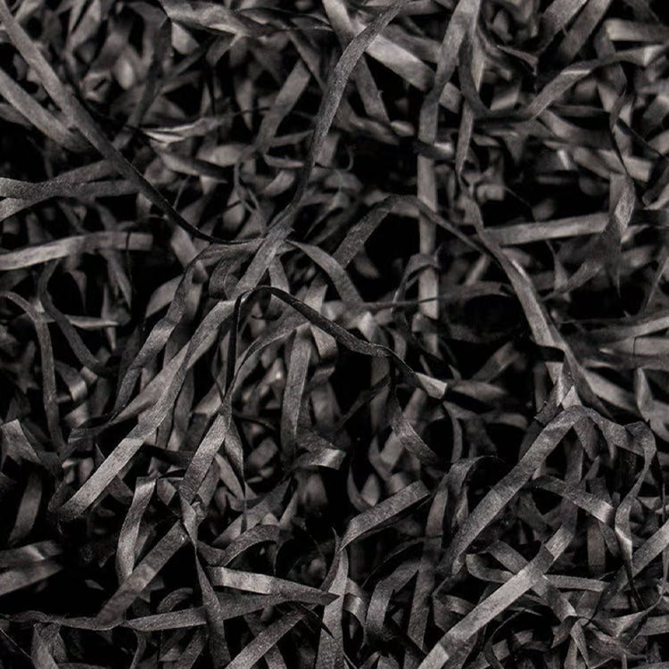 Black Raffia Shredded Paper