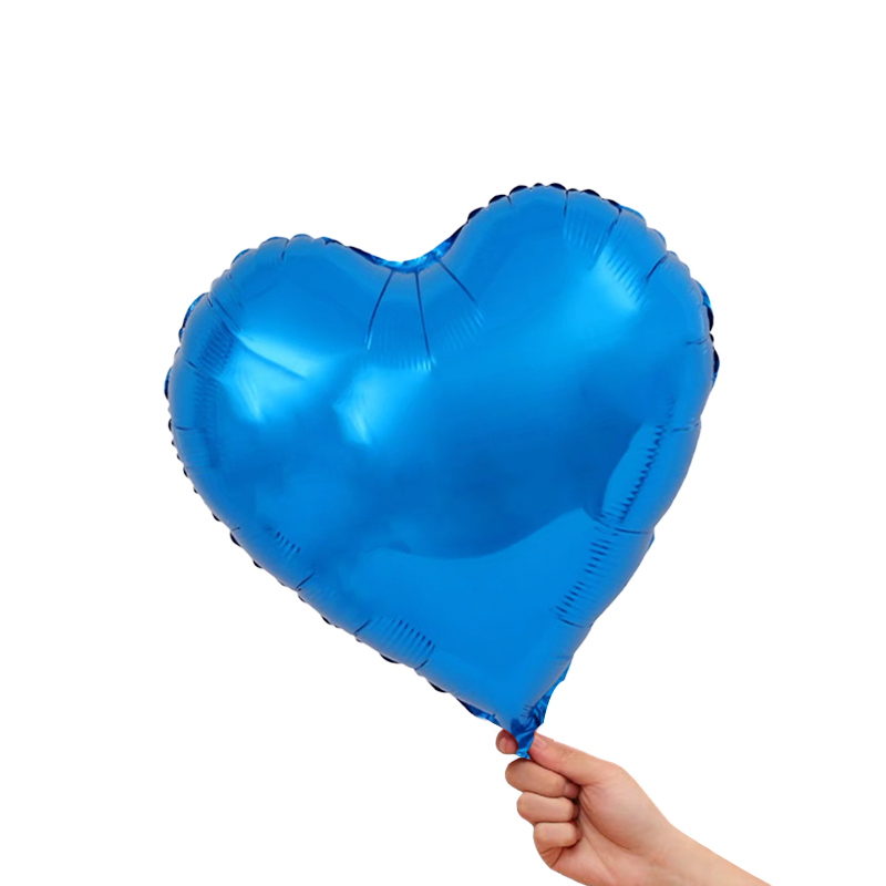Blue Heart Shaped Balloon