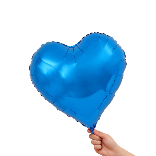 Blue Heart Shaped Balloon