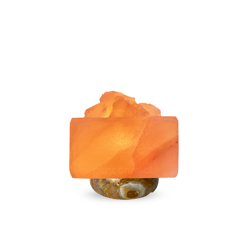 Pink Square Bowl (With Chunks)