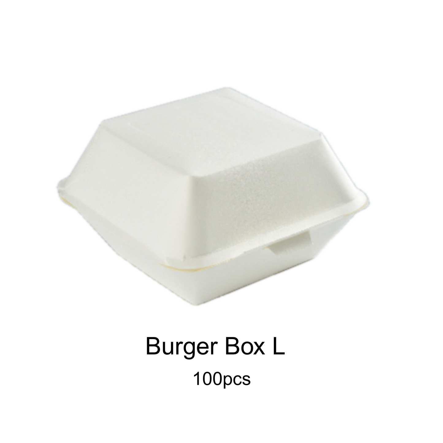 Burger Box White-Large