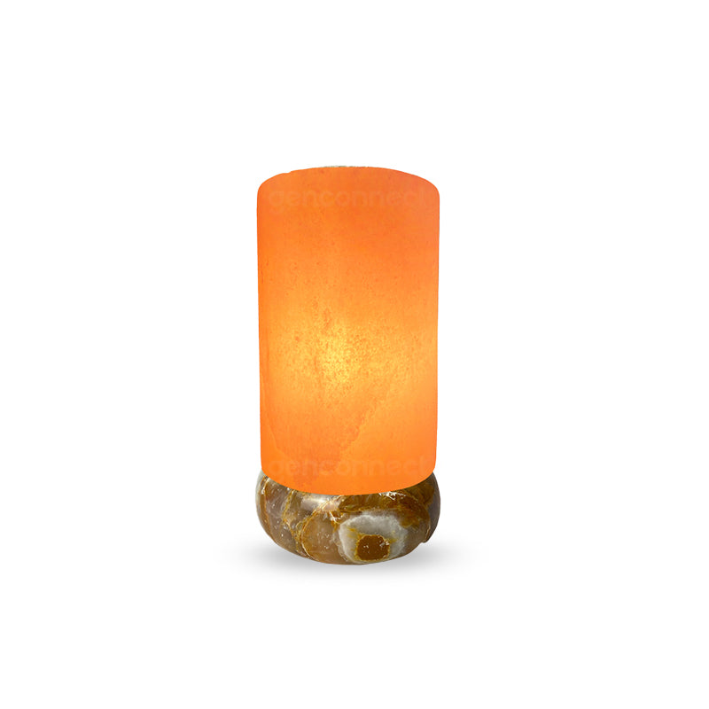 Cylinder Himalayan Salt Lamp (Pink)