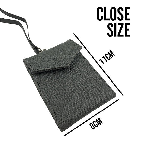 Smoke Grey Cum Identity Lanyard