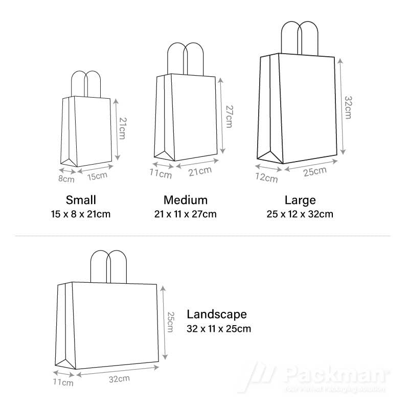White Paper Bag (10pcs)