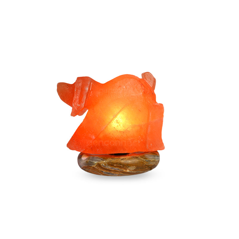 Dog Himalayan Salt Lamp
