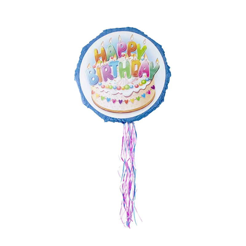 HBD Blue Cake Piñata