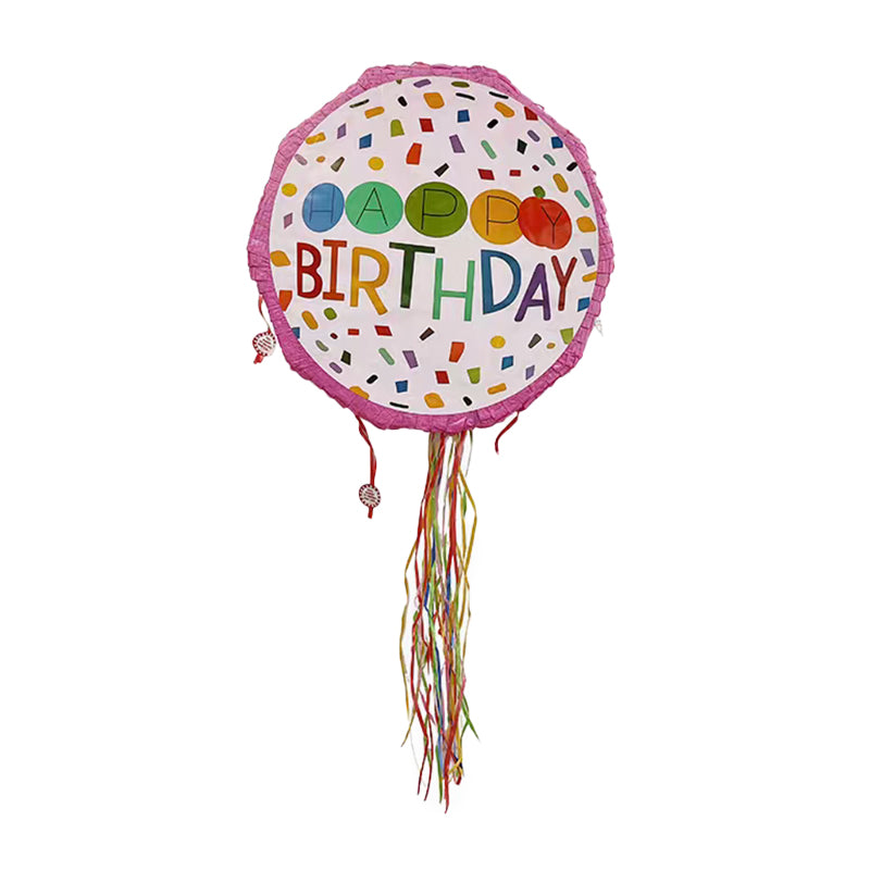 HBD Rose Glitter Piñata