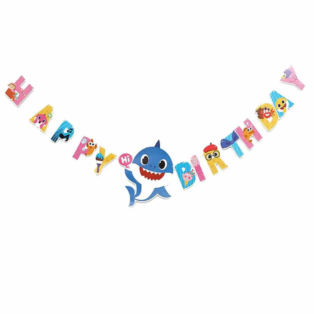 Baby Shark Theme Birthday Banner (3m)