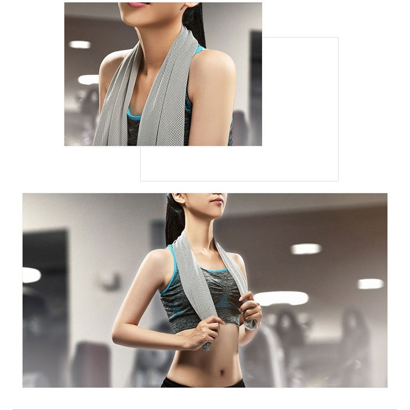 Grey Cooling Towel