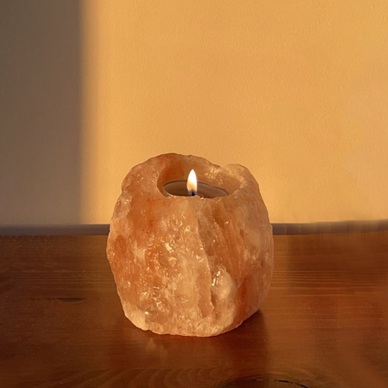 Himalayan Salt Candle Holder