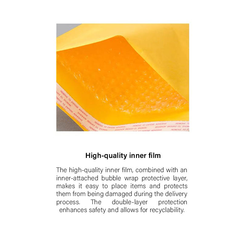 23 x 33cm White Bubble Poly Mailer