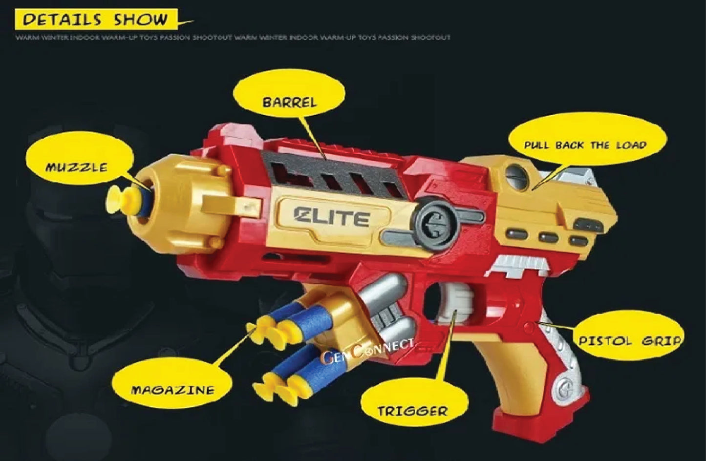 Soft Bullet Toy Gun