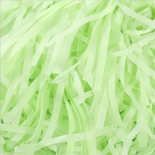Lime Green Raffia Shredded Paper