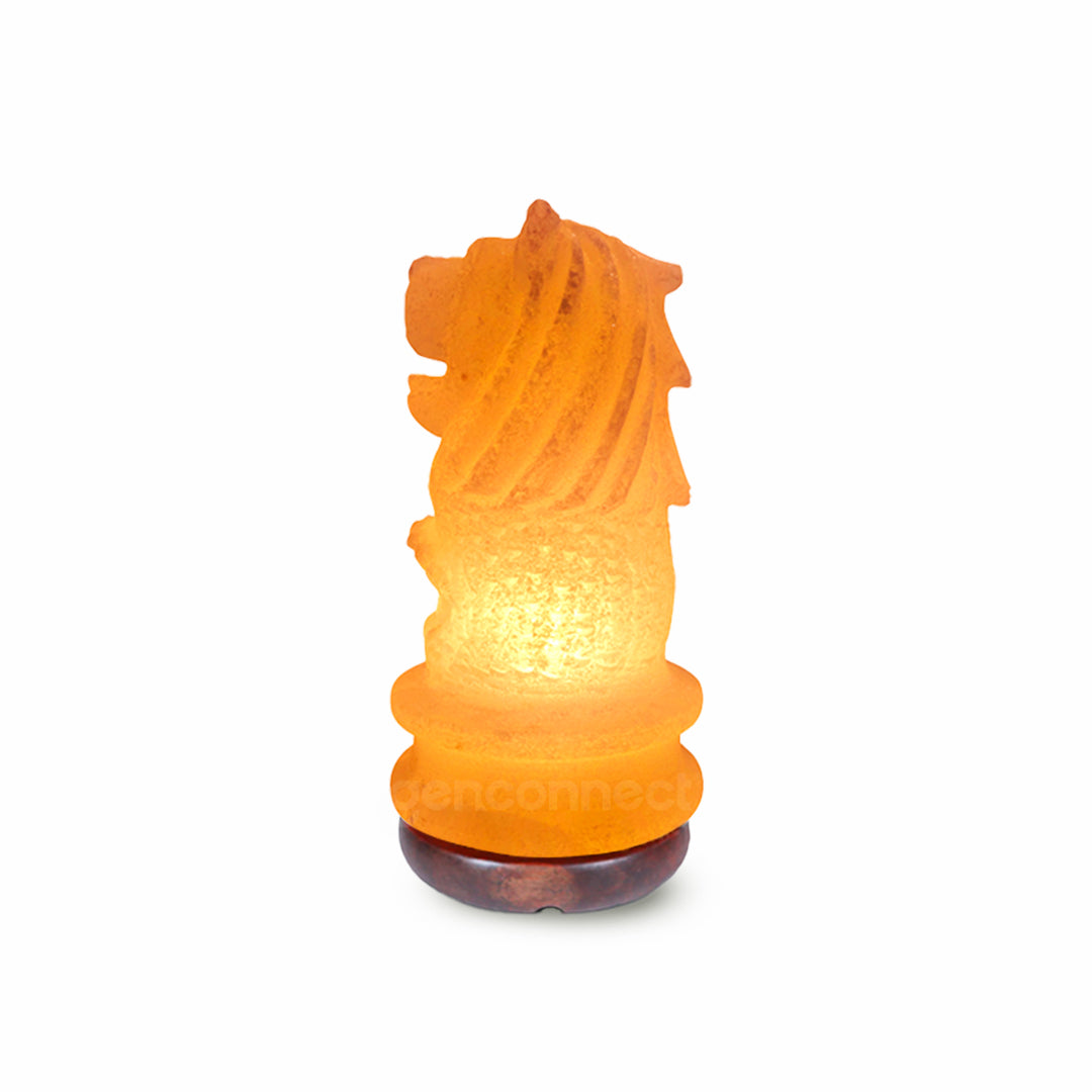 Merlion Himalayan Salt Lamp (Pink)
