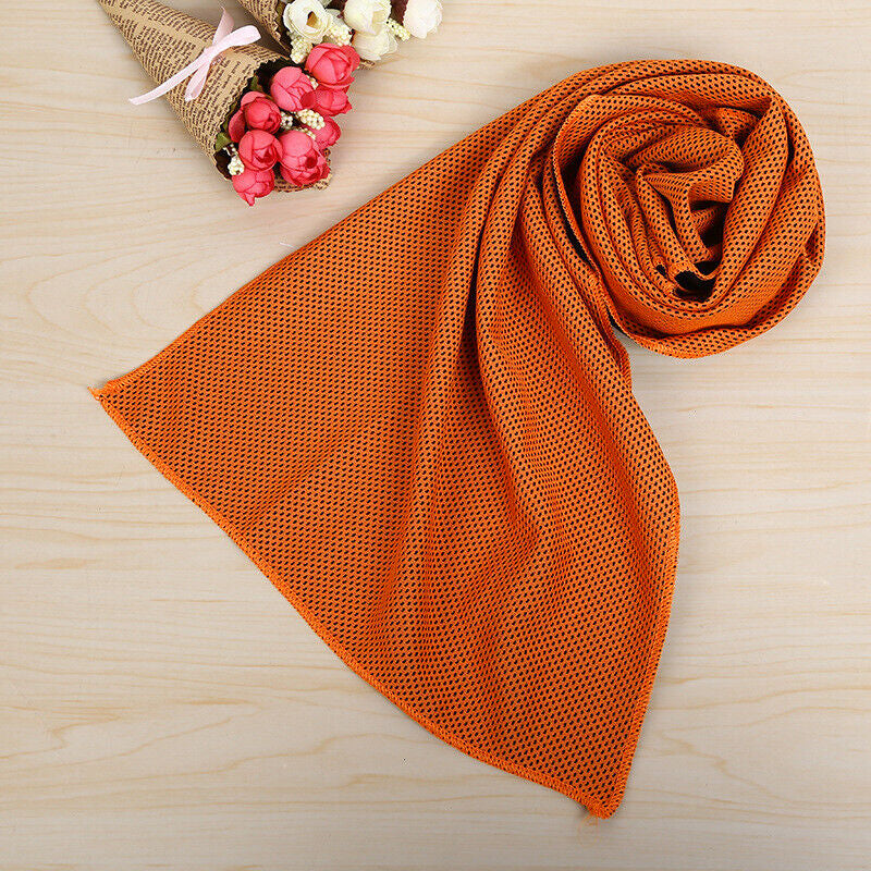 Orange Cooling Towel
