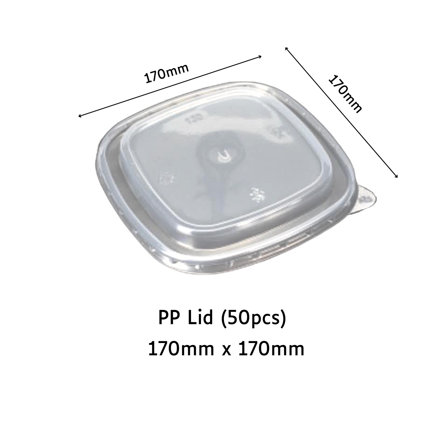 Square Kraft Bowl (1,200ml)