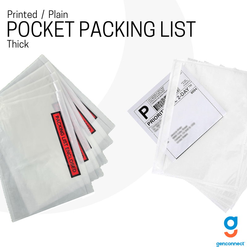 Packing List Envelope