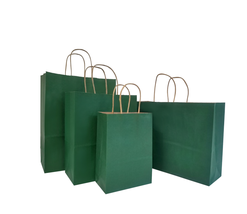 Dark Green Party Gift Bag