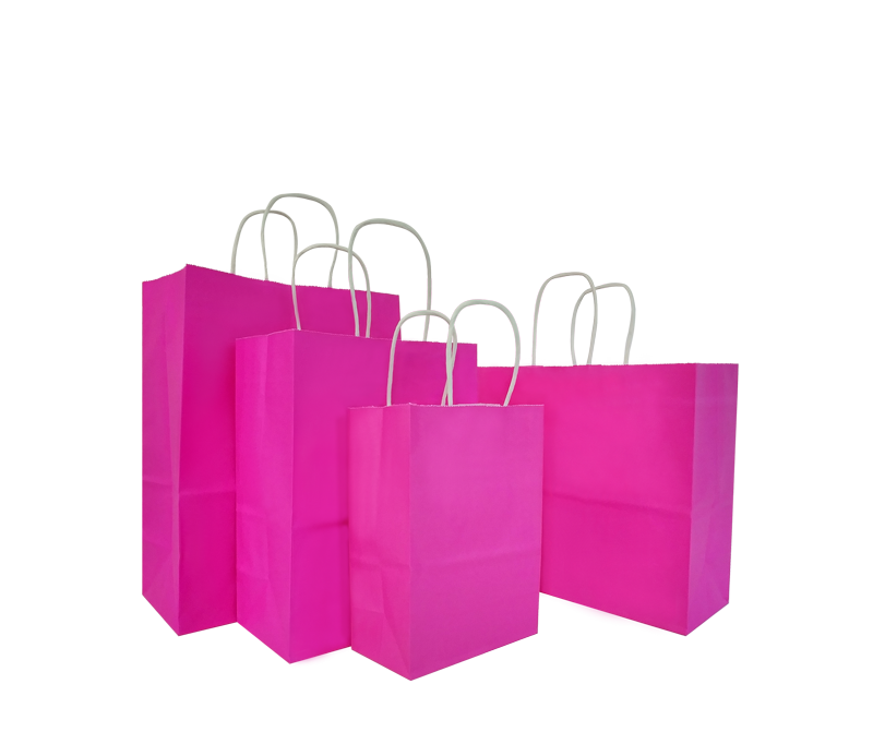Dark Pink Party Gift Bag