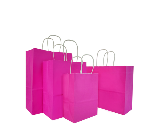 Dark Pink Party Gift Bag
