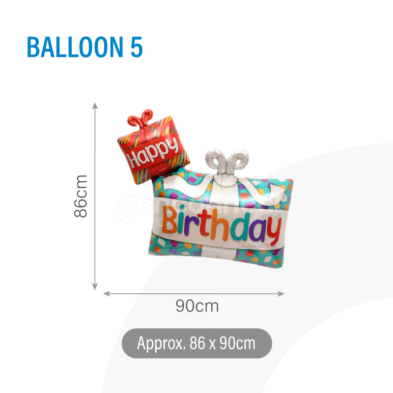 Happy Birthday Foil Balloon #5