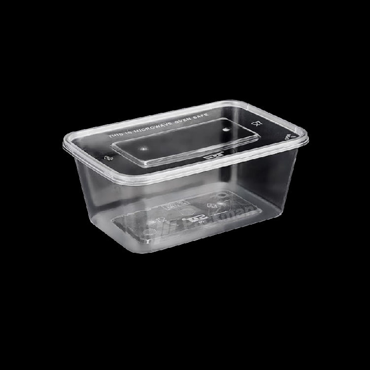 1000ml Plastic Rectangular Food Container