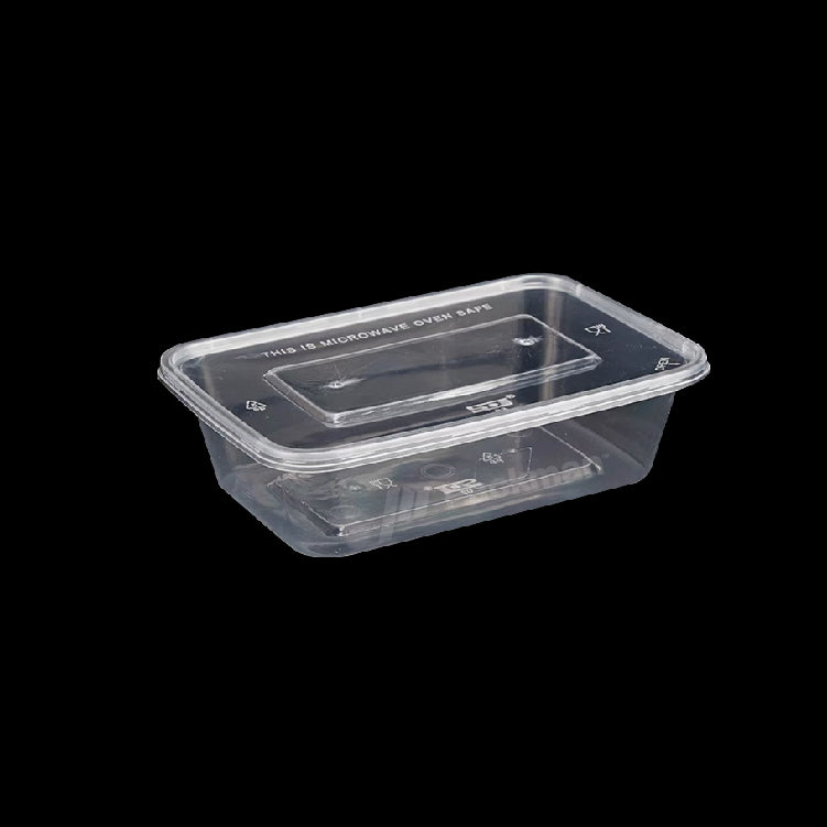 650ml Plastic Rectangular Food Container