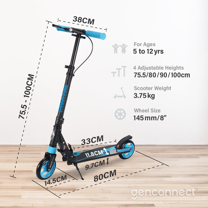 2 Wheels Kids Scooter (Blue)