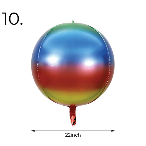 Primary Colours Round Balloon