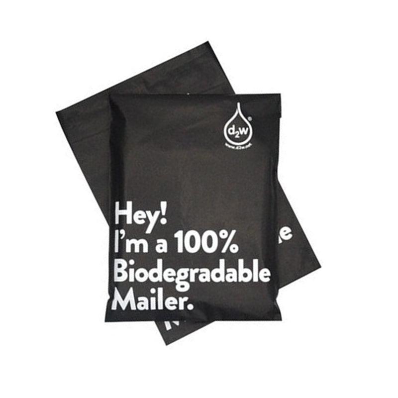 26 x 37cm Bio Black Poly Mailer