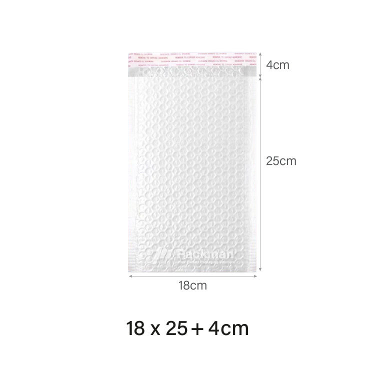 15 x 20cm White Bubble Poly Mailer