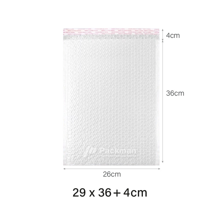 29 x 36cm White Bubble Poly Mailer