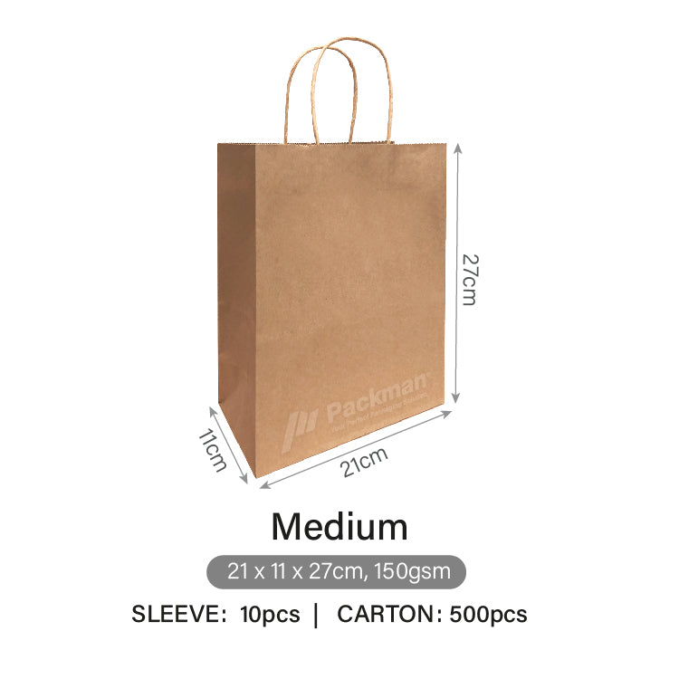 21 x 11 X 27cm Paper Bag (10pcs)