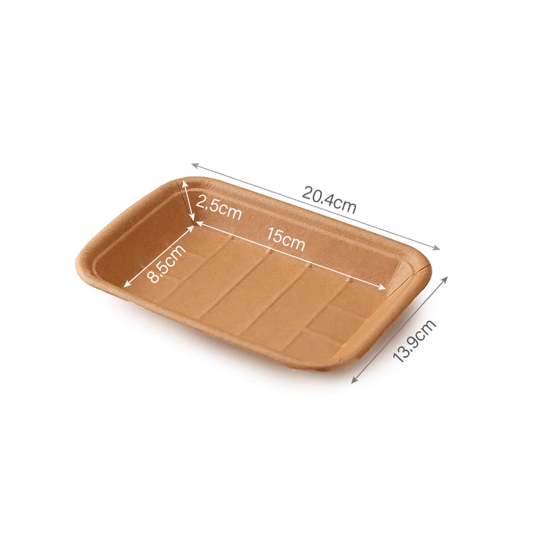 Kraft Tray Plate #6 (150pcs)